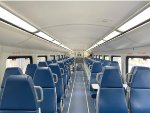 Interior of Tri-Rail Hyundai-Rotem Bilevel Car